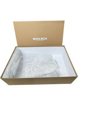 Woolrich Branded Shoe Boot Box Gift Storage Authentic Decorative 20x13x5.75